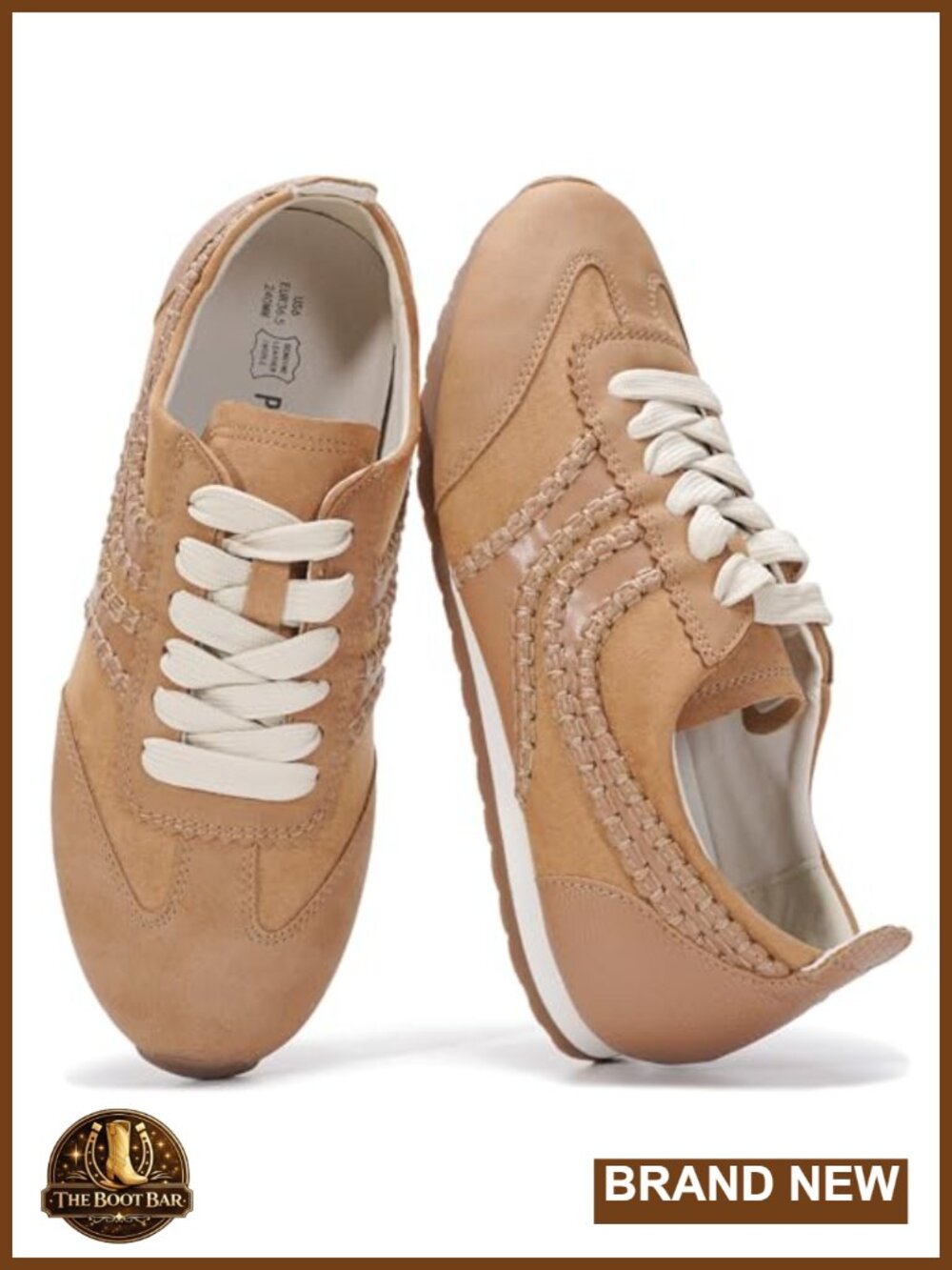 Premium Leather Womens Fashion Sneakers Memory Foam Anti-Slip Casual Dress